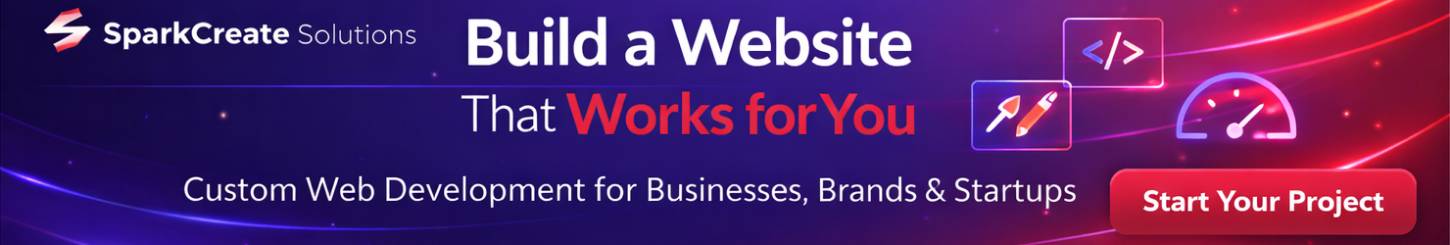 SparkCreate Web Banner